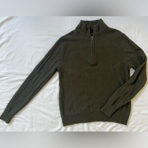 Men’s Magaschoni Cashmere 1/4 Zip Sweater. Size XL